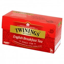 TWINININGS ENGLISH BREAKFAST TEA 20 SZTUK