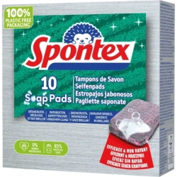 SPONTEX CZYŚCIKI NASĄCZONE MYDŁEM 10 SZTUK