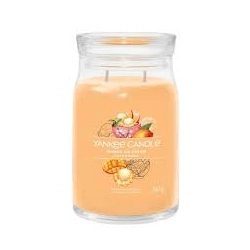 YANKEE CANDLE MANGO ICE CREAM ŚWIECA TRADYCYJNA SOJOWA