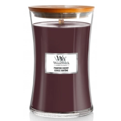 WOODWICK PHANTOM CHERRY DUŻA ŚWIECA ZAPACHOWA 609 G