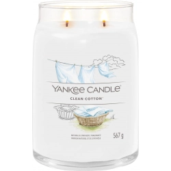 YANKEE CANDLE CLEAN COTTON ŚWIECA SOJOWA