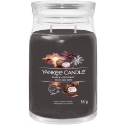 YANKEE CANDLE BLACK COCONUT ŚWIECA SOJOWA