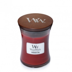 WOOD WICK CINNAMON CHAI ŚREDNIA ŚWIECA 275G