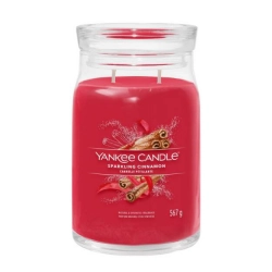 YANKEE CANDLE SPARKLIN CINNAMON DUŻA ŚWIECA 567G