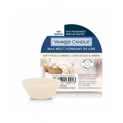 YANKEE CANDLE WOSK ZAPACHOWY SOFT WOOL&AMBER